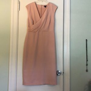 NWOT. Ann Taylor pink sheath dress